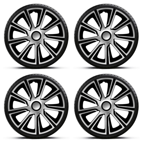 Wheel trims black - wheel, silver